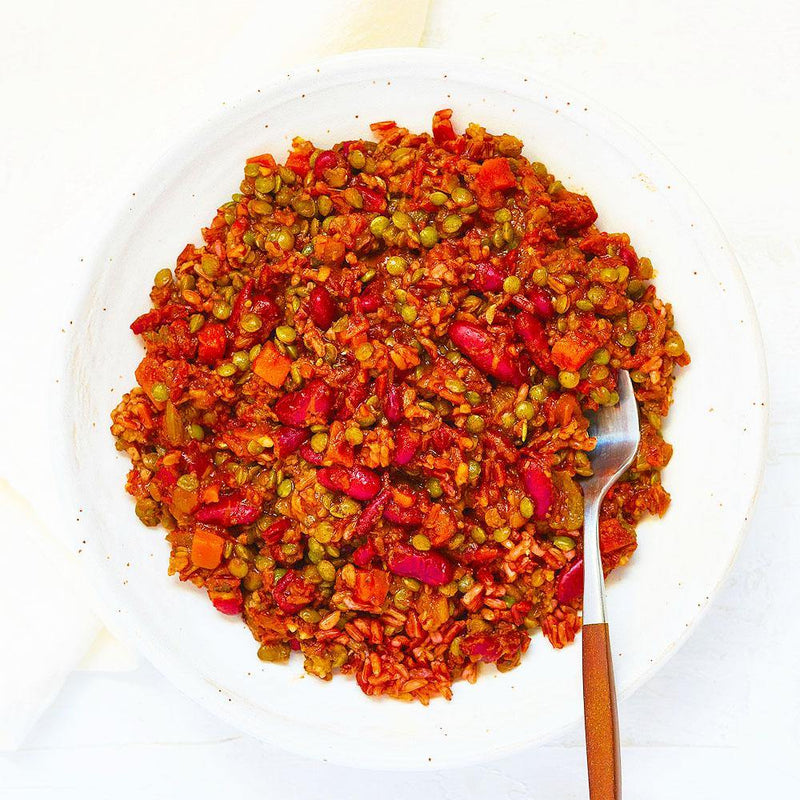 Lentil & Red Rice Chili