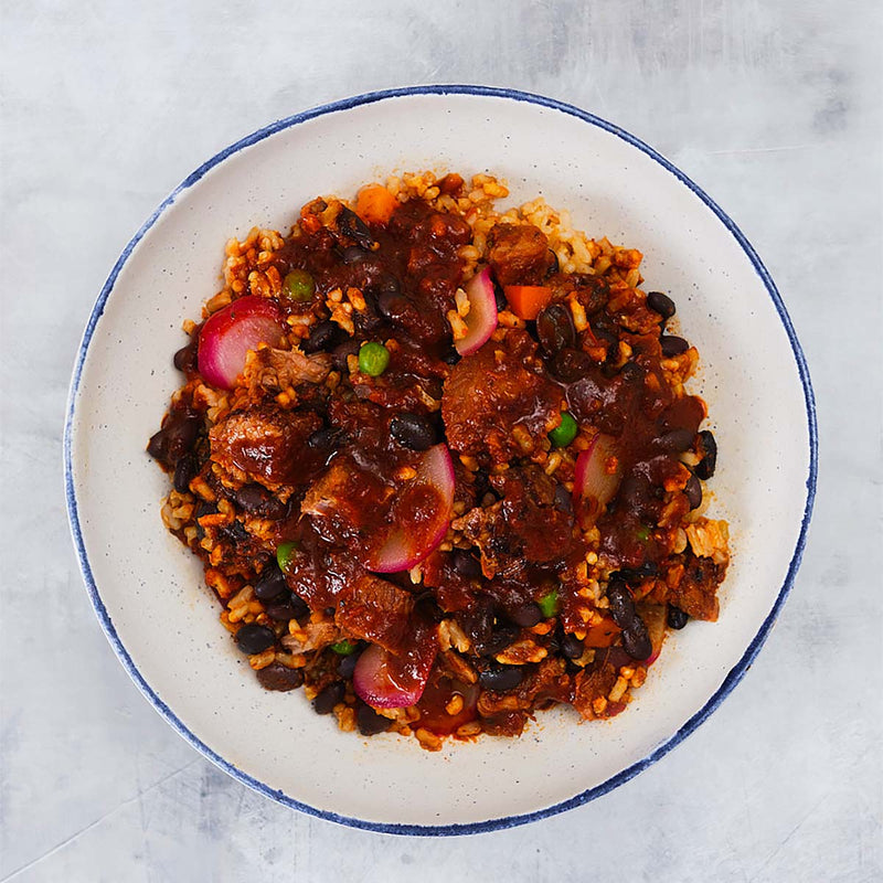 Beef Chili with Black Beans & Brown Rice