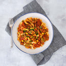 Beef Pasta with Roasted Tomatoes & Bell Pepper