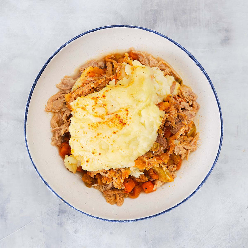 Pulled Pork Ragu with Mashed Potatoes