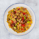 Steak Burrito Bowl with Brown Rice, Corn & Avocado