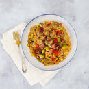 Steak Burrito Bowl with Brown Rice, Corn & Avocado